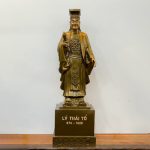 Tượng Vua Lý Thái Tổ bằng đồng đỏ cao 89cm