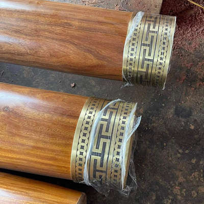 Đúc, thi công ốp chân cột bằng đồng theo yêu cầu