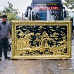 Tranh Đồng Vinh Quy Bái Tổ KT 2m37 x 1m5