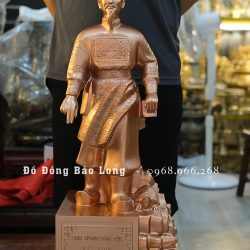 Tượng Lê Lợi Bằng Đồng Đỏ Cao 69Cm