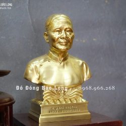 Tượng chân dung Ông Bà bằng đồng vàng cao 30cm