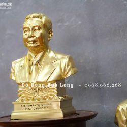 Tượng chân dung Ông Bà bằng đồng vàng cao 30cm